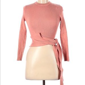 Zara ribbed long sleeve top